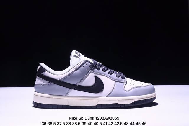 真标 耐克 Nike Sb Dunk Low Pro 男女同款运动鞋复古板鞋，采用柔软皮革鞋面，经久耐穿，塑就如元年款 Dunk 般的复古质感。鞋头透气孔，搭配