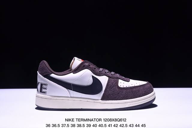 耐克 Nike Terminator Low 耐克终结者系列低帮滑板鞋 黄蓝密歇根 舒适 百搭 防滑耐磨复古板鞋。忠于原版，延续经典。采用耐穿舒适的利落皮革，助