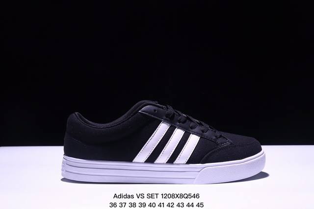 阿迪达斯adidas Gvp Canvas Str Vs Set 帆布休闲校园低帮半托板鞋 货号: Fx4847 Xm1208Q546