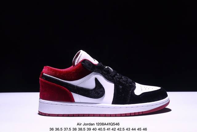 耐克 乔丹air Jordan 1 Low Aj1 乔1 乔丹1代aj1 低帮复古文化休闲运动篮球鞋。该鞋款从 1985 年元年款汲取设计灵感，焕新演绎简约经典