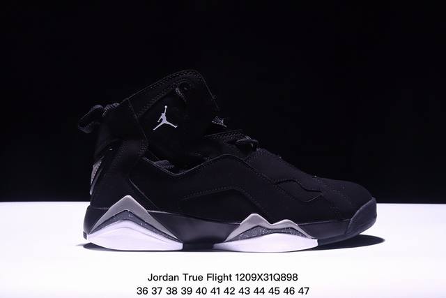 真标nike Jordan True Flight 舒适 防滑轻便 高帮 耐克 复古篮球鞋 货号:342964 010 尺码:36-47 Xm1209Q898