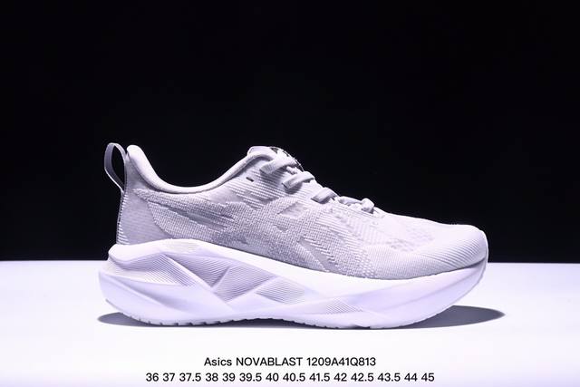 公司级asics Novablast 5 Le轻量跑鞋 低帮轻量透气缓震休闲运动跑步鞋 Novablast 5 鞋款秉承 Asics 设计理念 尊重日本的“改善