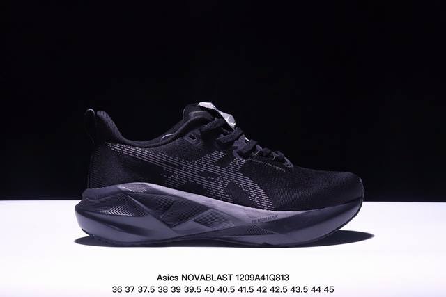 公司级asics Novablast 5 Le轻量跑鞋 低帮轻量透气缓震休闲运动跑步鞋 Novablast 5 鞋款秉承 Asics 设计理念 尊重日本的“改善