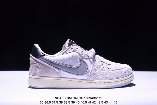 耐克 Nike Terminator Low 耐克终结者系列低帮滑板鞋 黄蓝密歇根 舒适 百搭 防滑耐磨复古运动鞋。忠于原版，延续经典。采用耐穿舒适的利落皮革，