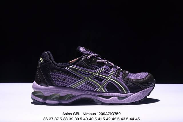 公司级asics Gel-Nimbus 10.1 亚瑟士 复古先锋 潮流 拼接耐磨 低帮休闲跑步鞋 货号: 3A543-002 尺码:36 37 37.5 38