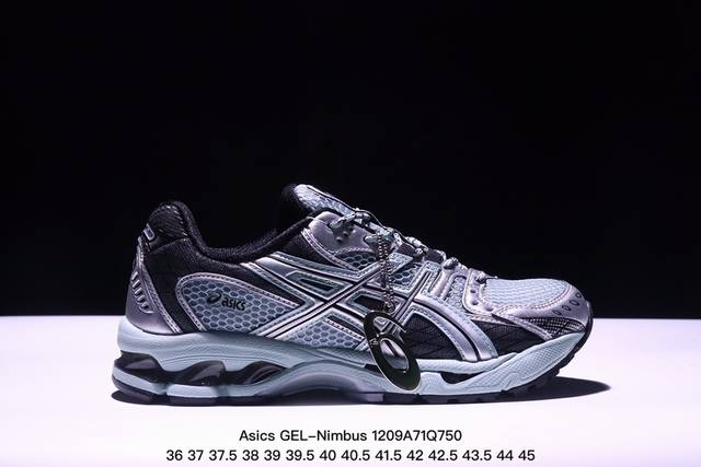 公司级asics Gel-Nimbus 10.1 亚瑟士 复古先锋 潮流 拼接耐磨 低帮休闲跑步鞋 货号: 3A543-002 尺码:36 37 37.5 38