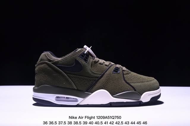 Nike Air Flight 89 ”哈士奇“ 新贵萌宠 将经典 Air Jordan 3 和air Jordan 4元素融为一体。 正确鞋舌立体电绣 原厂数