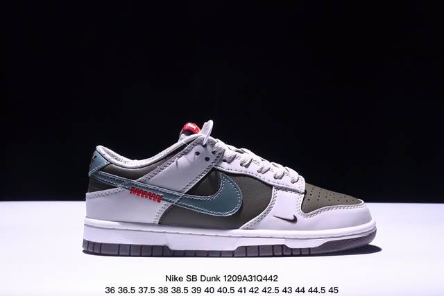 耐克nike Sb Dunk Low Sb 扣篮系列复古低帮休闲运动滑板板鞋。采用脚感柔软舒适zoomair气垫，有效吸 收滑板等极限运动在落地时带来的冲击力，