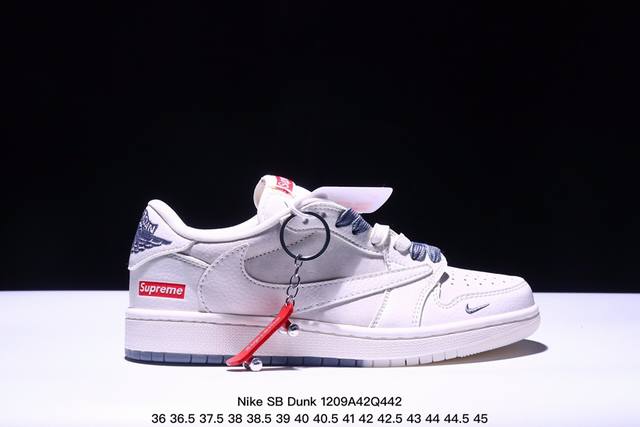 海外爆款限量发售！公司级 Nike Sb Dunk Low“ 斯图西联名 花岗岩灰” 周年高端定制 低帮休闲板鞋 定制鞋盒 大厂纯原品质出货 超高清洁度 皮料切