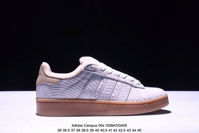 公司级阿迪达斯adidas Originals Campus 00S学院系列 面包风经典复古低帮百搭休闲运动板鞋 货号:Ig0792 尺码:36 36.5 37