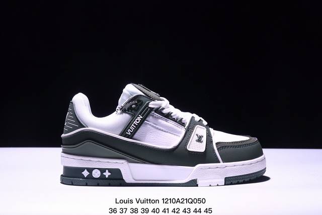 公司级全新lv路易威登louis Vuitton Trainer Sneaker Low休闲运动文化百搭板鞋 尺码:如图所示 Xm1210Q050