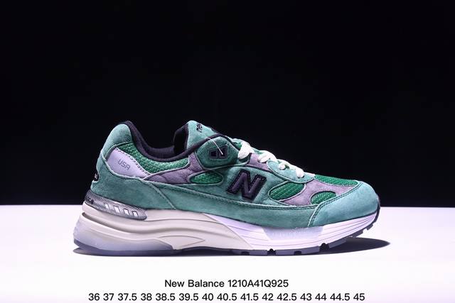 New Balance新百伦nb Made In Usa M992系列美产血统经典复古休闲运动百搭老爹跑步鞋 货号：M992Eb 码数：36 37 37.5 3