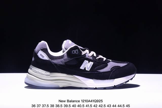 New Balance新百伦nb Made In Usa M992系列美产血统经典复古休闲运动百搭老爹跑步鞋 货号：M992Eb 码数：36 37 37.5 3