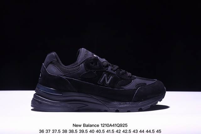 New Balance新百伦nb Made In Usa M992系列美产血统经典复古休闲运动百搭老爹跑步鞋 货号：M992Eb 码数：36 37 37.5 3