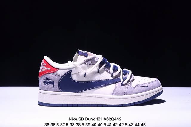 海外爆款限量发售！公司级 Nike Sb Dunk Low“ 北面联名 Cdg灰黑抽绳” 周年高端定制 低帮休闲板鞋 定制鞋盒 大厂纯原品质出货 超高清洁度 皮