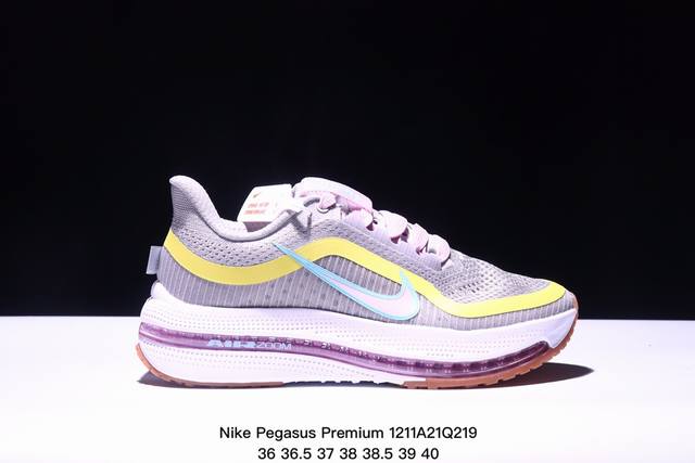 公司级nike Pegasus Premium 减震防滑耐磨透气 低帮 跑步鞋 兼顾迅疾外观和稳固脚感 后跟覆面和中足动态支撑巧妙融合 缔造稳定顺畅的迈步体验