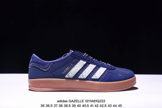 Clot X Adidas Originals Gazelle舒适 防滑耐磨低帮 板鞋 男女同款 Xm1211Q222