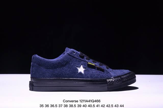 Converse One Star Pro Cordura Canvas 黑生胶 匡威官方 木村复古休闲滑板鞋 经典鞋型提供舒适穿着感受 低调不浮夸 简约设计