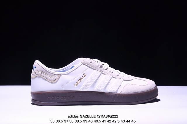 Clot X Adidas Originals Gazelle舒适 防滑耐磨低帮 板鞋 男女同款米色 Xm1211Q222