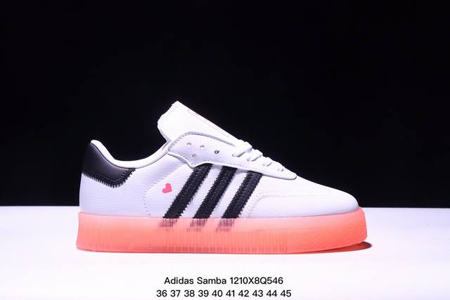 阿迪达斯adidas Originals Samba Rose W桑巴系列松糕百搭经典板鞋 Xm1210Q546