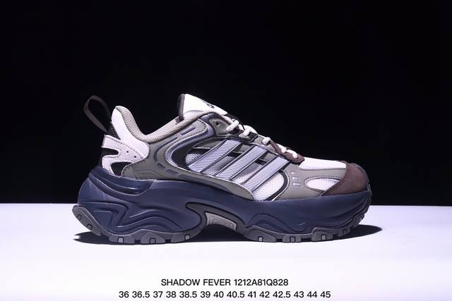 公司级adidas Shadow Fever 复古单品 公司级adidas Shadow Fever 复古跑鞋简约舒适防滑耐磨低帮 休闲跑步鞋 男女同款 货号：