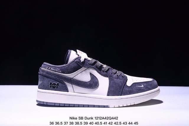 海外爆款限量发售！公司级 Nike Sb Dunk Low“ 斯图西联名 米灰线条” 周年高端定制 低帮休闲板鞋 定制鞋盒 大厂纯原品质出货 超高清洁度 皮料切