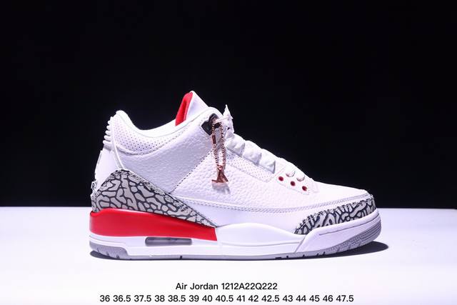 Jordan Air Jordan 3 Retro Nrg Jth Tinker Hatfeld气垫舒适 中帮 复古篮球鞋男款白水泥 Xm1212Q222