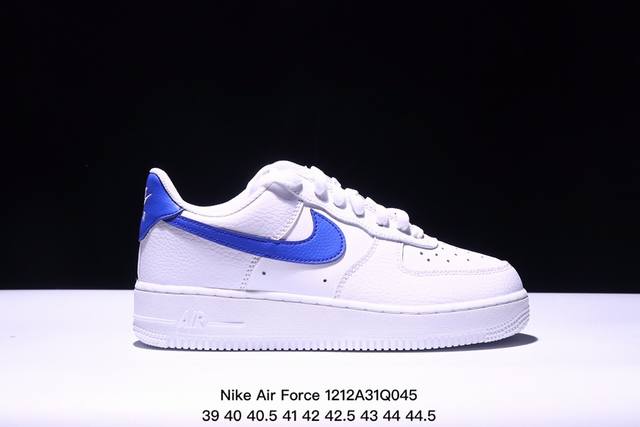 耐克nike Air Force 1 Low 空军一号低帮百搭休闲运动板鞋。柔软、弹性十足的缓震性能和出色的中底设计，横跨复古与现代的外型结合，造就出风靡全球三