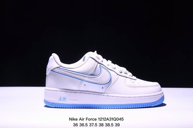 耐克nike Air Force 1 Low 空军一号低帮百搭休闲运动板鞋。柔软、弹性十足的缓震性能和出色的中底设计，横跨复古与现代的外型结合，造就出风靡全球三