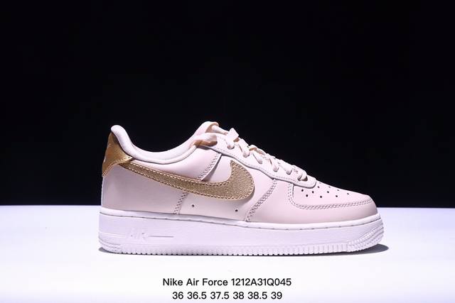 耐克nike Air Force 1 Low 空军一号低帮百搭休闲运动板鞋。柔软、弹性十足的缓震性能和出色的中底设计，横跨复古与现代的外型结合，造就出风靡全球三