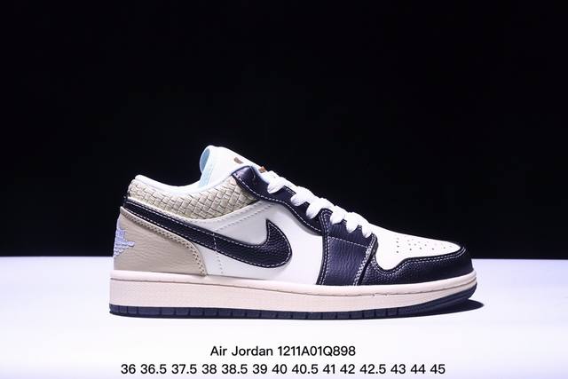 真标nike Air Jordan 1 Low Aj1乔1低帮休闲板鞋 同步官方配色 官方货号:Dc0774-105 Xm1211Q898