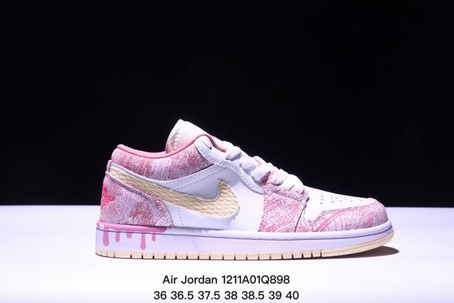 真标nike Air Jordan 1 Low Aj1乔1低帮休闲板鞋 同步官方配色 官方货号:Dc0774-105 Xm1211Q898