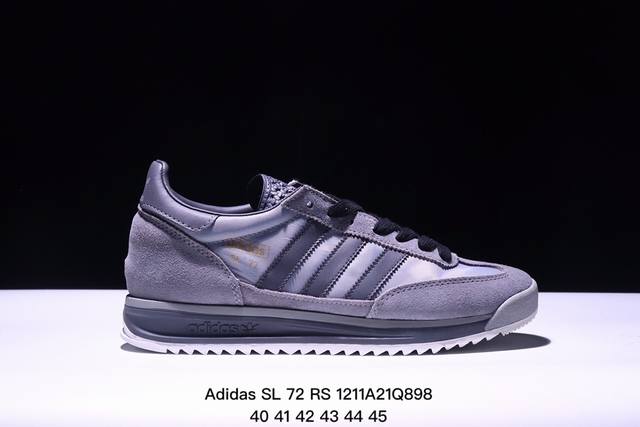 真标阿迪达斯adidas Sl 72 Rs 三叶草复古休闲跑步鞋休闲运动鞋 货号:Ig2132 尺码:40-45 Xm1211Q898