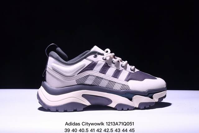 Adidas Citywowlk Mt 阿迪经典透气时尚 厚底增高运动鞋ih7236 鞋款为活力运动设计 力求让城市旅程充满乐趣 别致鞋面旨在带来舒爽脚感 Li