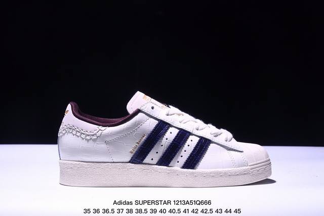 男女鞋35-45码 带半码 阿迪达斯adidas Originals Superstar Jp7161 贝壳头经典百搭休闲运动板鞋 高密度eva发泡软缓震中底拉