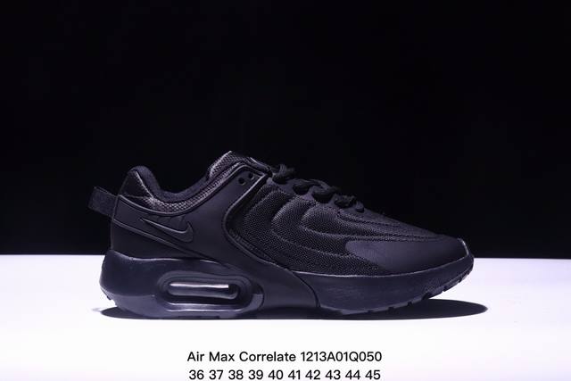 耐克air Max Correlate 男女子气垫缓震耐磨运动鞋时尚潮流休闲透气跑步鞋 选用网眼鞋面，脚感舒适透气。鞋舌、鞋侧及后跟处饰有品牌标识，简约大气又时