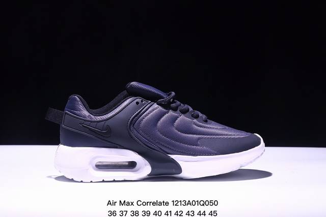 耐克air Max Correlate 男女子气垫缓震耐磨运动鞋时尚潮流休闲透气跑步鞋 选用网眼鞋面，脚感舒适透气。鞋舌、鞋侧及后跟处饰有品牌标识，简约大气又时