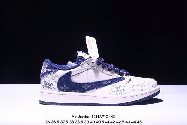 海外爆款限量发售！公司级 Travis Scott X Fragment Design X Jordan Air Jordan 1 Low Og Sp Lv联名