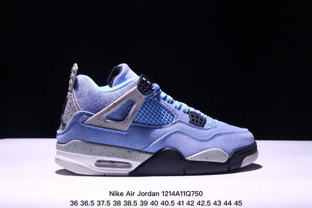 原盒特价耐克 Nike Air Jordan 4 Retro Og迈克尔 乔丹aj4代乔4 中帮复古休闲运动文化篮球鞋。秉承轻量化的速度型篮球鞋设计思想完成设计