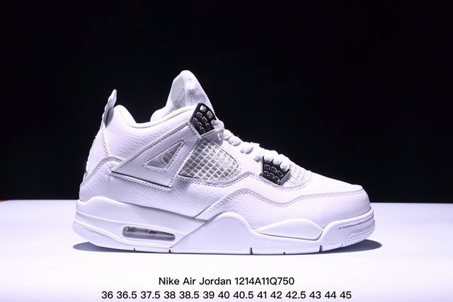 原盒特价耐克 Nike Air Jordan 4 Retro Og迈克尔 乔丹aj4代乔4 中帮复古休闲运动文化篮球鞋。秉承轻量化的速度型篮球鞋设计思想完成设计