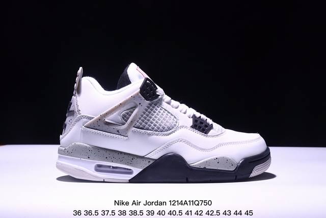 原盒特价耐克 Nike Air Jordan 4 Retro Og迈克尔 乔丹aj4代乔4 中帮复古休闲运动文化篮球鞋。秉承轻量化的速度型篮球鞋设计思想完成设计