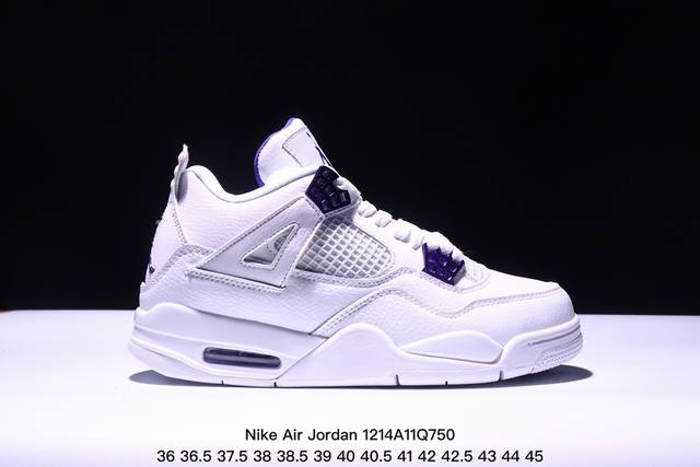 原盒特价耐克 Nike Air Jordan 4 Retro Og迈克尔 乔丹aj4代乔4 中帮复古休闲运动文化篮球鞋。秉承轻量化的速度型篮球鞋设计思想完成设计