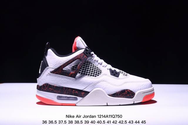 原盒特价耐克 Nike Air Jordan 4 Retro Og迈克尔 乔丹aj4代乔4 中帮复古休闲运动文化篮球鞋。秉承轻量化的速度型篮球鞋设计思想完成设计