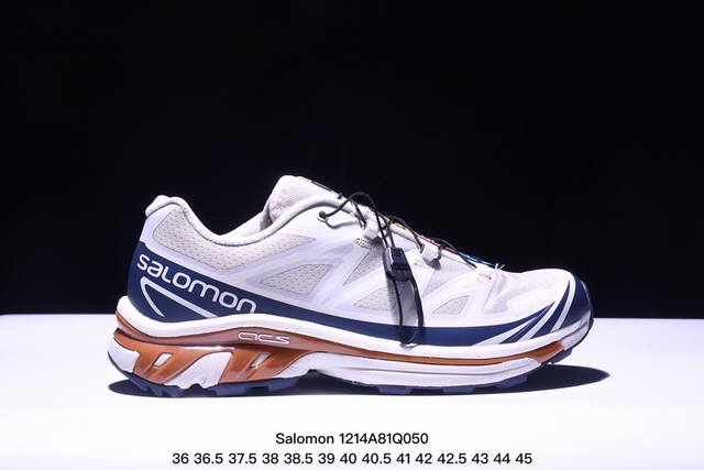 公司级salomon Xa Pro Xt-6 Ft萨洛蒙户外越野跑鞋 鞋面采用sensifit贴合技术 全方位贴合包裹脚型 鞋跟部鞋底牵引设计 提供强大的抓地性