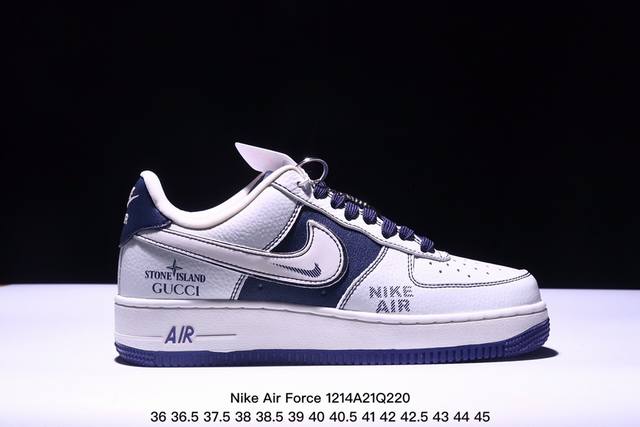 头层耐克 Nike Air Force 1 '07 Low 空军一号白兰低帮，柔软、弹性十足的缓震性能和出色的中底设计，横跨复古与现代的外型结合，造就出风靡全球