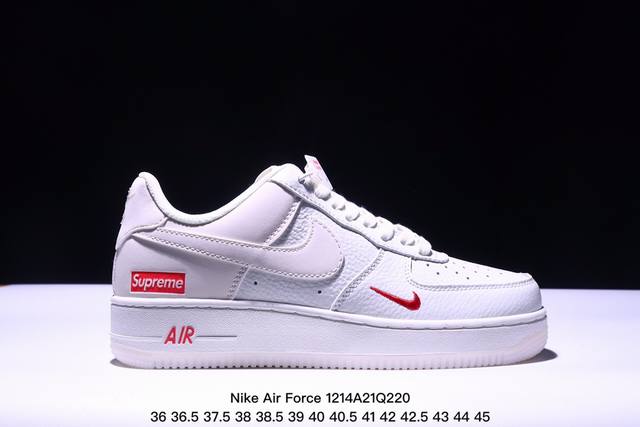 头层耐克 Nike Air Force 1 '07 Low 空军一号白兰低帮，柔软、弹性十足的缓震性能和出色的中底设计，横跨复古与现代的外型结合，造就出风靡全球