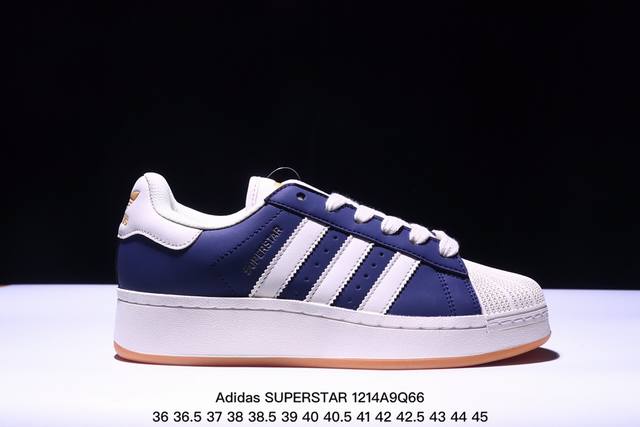 男女鞋35-45码 带半码 阿迪达斯adidas Originals Superstar Id5699 贝壳头经典百搭休闲运动板鞋 高密度eva发泡软缓震中底拉