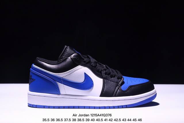 耐克 乔丹air Jordan 1 Low Aj1 乔1 乔丹1代aj1 低帮复古文化休闲运动篮球鞋。该鞋款从 1985 年元年款汲取设计灵感，焕新演绎简约经典