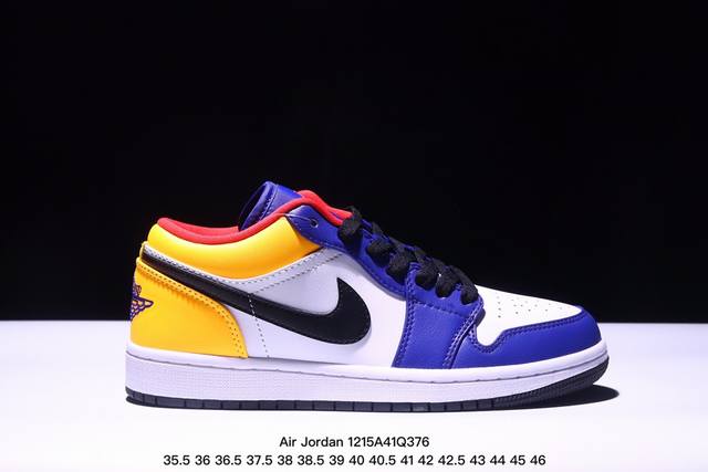 耐克 乔丹air Jordan 1 Low Aj1 乔1 乔丹1代aj1 低帮复古文化休闲运动篮球鞋。该鞋款从 1985 年元年款汲取设计灵感，焕新演绎简约经典