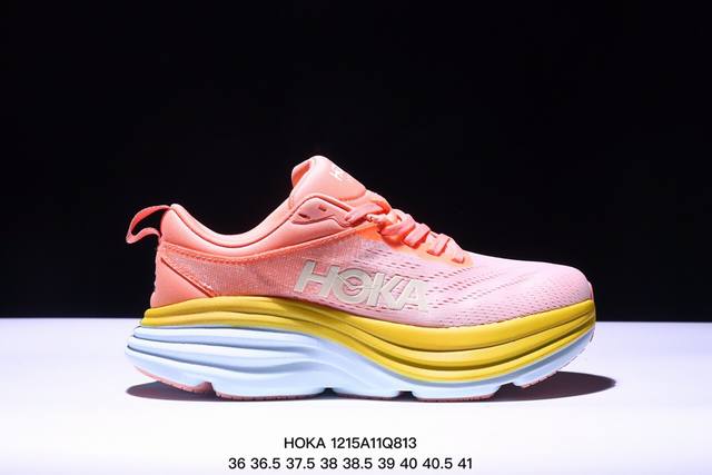 公司级小红书推荐hoka W Bondi 8全新配色 这个品牌来自于新西兰的毛利语，Hoka表示大地，One One表示飞越，连起来就是飞越地平线，One On